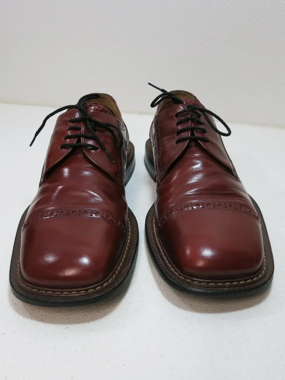 Mezlan Arezzo Cap Toe Leather Dress Oxfords Shoes Fiore Men's Footwear 9.5 M